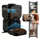 FURIIO OrbitCam Smart 6.5L WiFi Automatic Cat Feeder with HD Camera