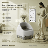 FURIIO Self-Cleaning Cat Litter Box – 76L Capacity Designed for Bigger Cats & Effortless Living