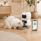 FURIIO Automatic Cat Feeder 3.5L – Programmable Portions with LCD Screen
