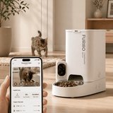 FURIIO Smart Automatic Cat Feeder 3L – Dual Bowl Camera System