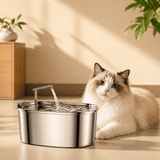 FURIIO Automatic Cat Water Fountain – Continuous Flow Drinking Fountain for Cats | PurrStream