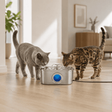 FURIIO Automatic Cat Water Fountain – Filtered Pet Drinking Fountain | CrystalFlow