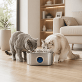 FURIIO Automatic Cat Water Fountain – Filtered Pet Drinking Fountain | CrystalFlow