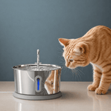 FURIIO Smart Cat Water Fountain 4L – Connected Stainless Steel Drinking Fountain | CosyFur
