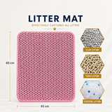 FURIIO - Double Layer Anti-Clumping Litter Mat
