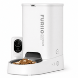 FURIIO Smart Automatic Cat Feeder 3L – Dual Bowl Camera System