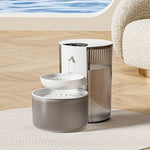 fontaine a eau chat CascadeDuo design moderne grand réservoir facile à nettoyer