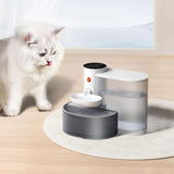fontaine à eau chat avec filtration et cascade qui stimule l’hydratation